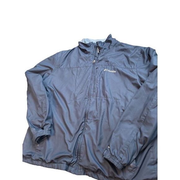 Columbia Men's Omni-Shield Windbreaker Jacket Navy Blue Size L - Picture 7 of 10